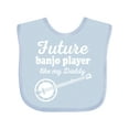 thumbnail image 1 of Inktastic Future Banjo Player Like Daddy Boys Baby Bib, 1 of 4