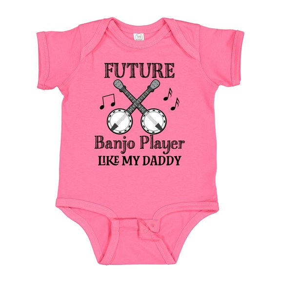 Inktastic Future Banjo Player Like Daddy Boys or Girls Baby Bodysuit