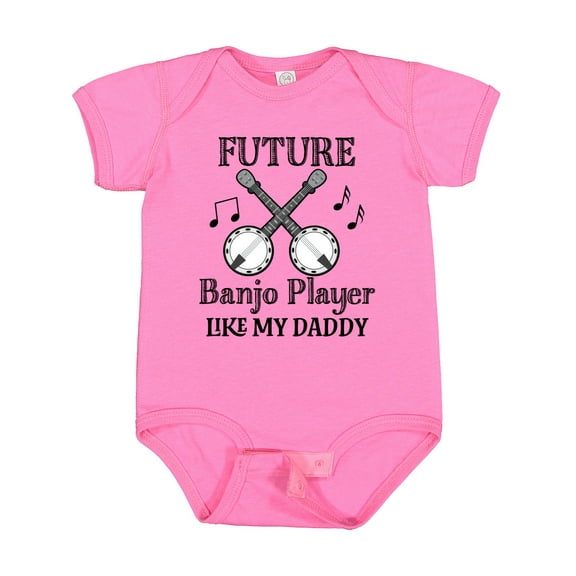 Inktastic Future Banjo Player Like Daddy Boys or Girls Baby Bodysuit