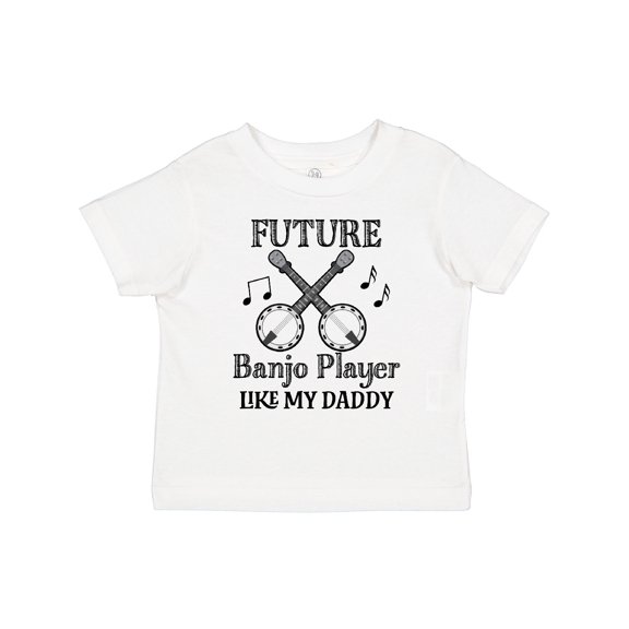 Inktastic Future Banjo Player Like Daddy Boys or Girls Toddler T-Shirt