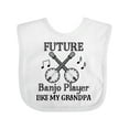 thumbnail image 1 of Inktastic Future Banjo Player Like Grandpa Boys or Girls Baby Bib, 1 of 4
