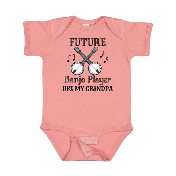 Inktastic Future Banjo Player Like Grandpa Boys or Girls Baby Bodysuit