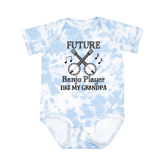 Inktastic Future Banjo Player Like Grandpa Boys or Girls Baby Bodysuit
