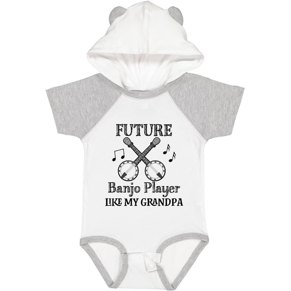 Inktastic Future Banjo Player Like Grandpa Boys or Girls Baby Bodysuit