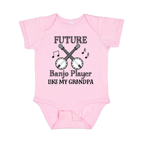 Inktastic Future Banjo Player Like Grandpa Boys or Girls Baby Bodysuit