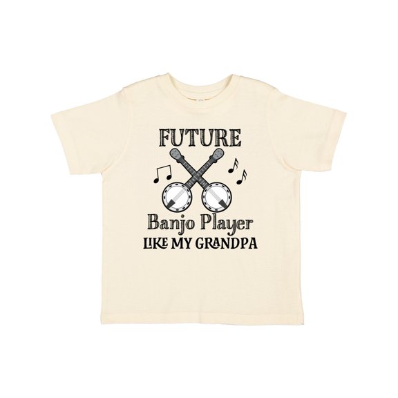 Inktastic Future Banjo Player Like Grandpa Boys or Girls Toddler T-Shirt