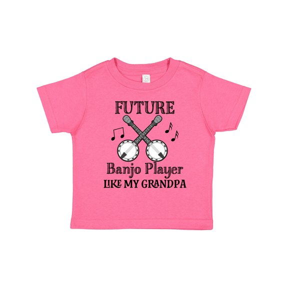 Inktastic Future Banjo Player Like Grandpa Boys or Girls Toddler T-Shirt