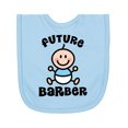thumbnail image 1 of Inktastic Future Barber in Training Baby Boy Newborn Bib, 1 of 3