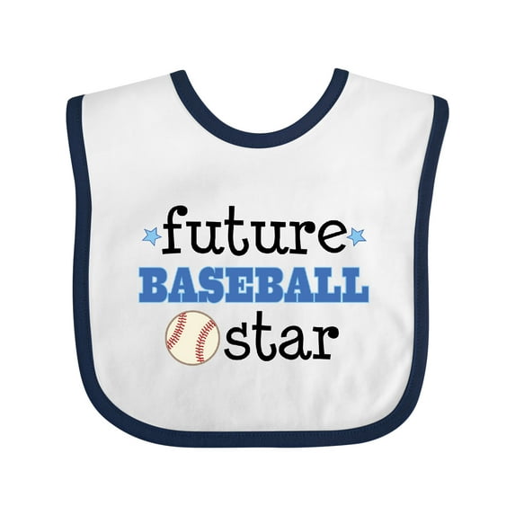 Inktastic Future Baseball Star Boys Boys Baby Bib