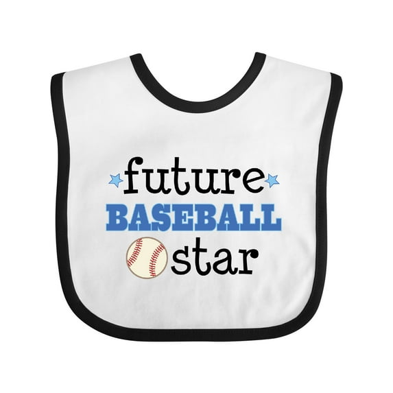 Inktastic Future Baseball Star Boys Boys Baby Bib
