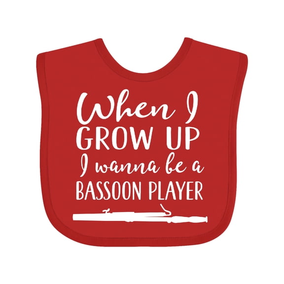 Inktastic Future Bassoon Player Bassoonist Gift Boys or Girls Baby Bib