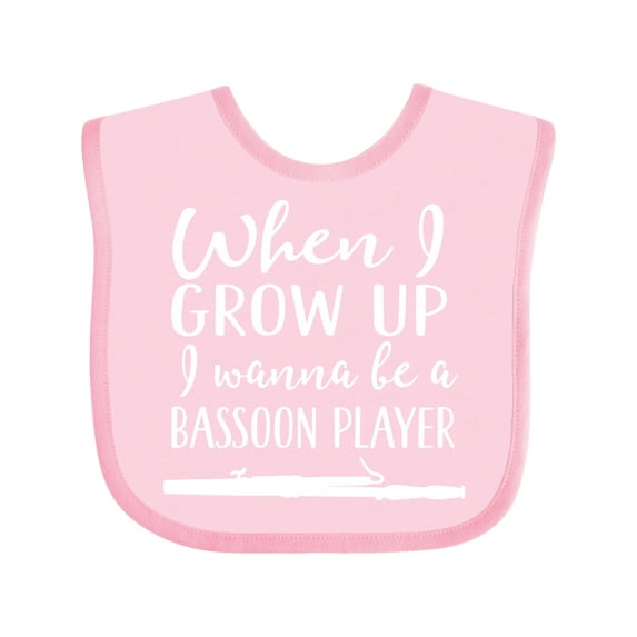 Inktastic Future Bassoon Player Bassoonist Gift Boys or Girls Baby Bib