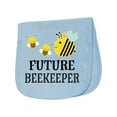 thumbnail image 1 of Inktastic Future Beekeeper Honey Bee Baby Burp Cloth, 1 of 3