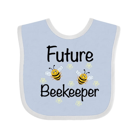 Inktastic Future Beekeeper Honey Bee Boys or Girls Baby Bib