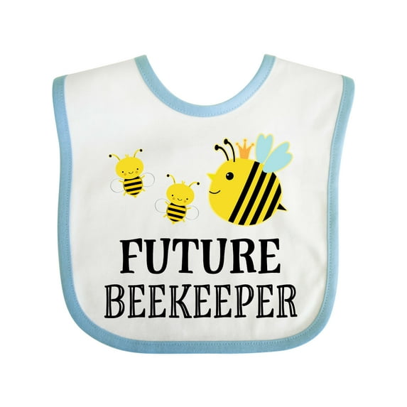Inktastic Future Beekeeper Honey Bee Boys or Girls Baby Bib
