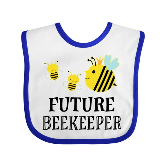 Inktastic Future Beekeeper Honey Bee Boys or Girls Baby Bib