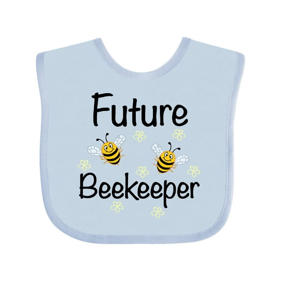 Inktastic Future Beekeeper Honey Bee Boys or Girls Baby Bib