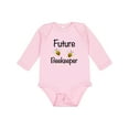 thumbnail image 1 of Inktastic Future Beekeeper Honey Bee Boys or Girls Long Sleeve Baby Bodysuit, 1 of 5