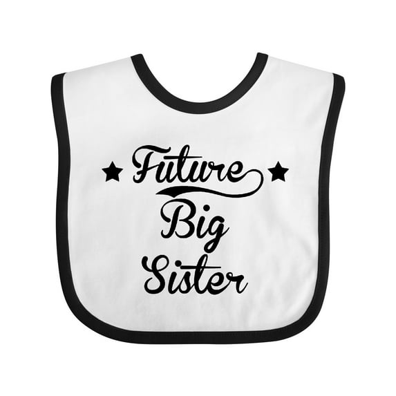 Inktastic Future Big Sister Girls Baby Bib