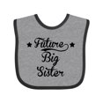 thumbnail image 1 of Inktastic Future Big Sister Girls Baby Bib, 1 of 4