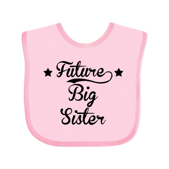 Inktastic Future Big Sister Girls Baby Bib