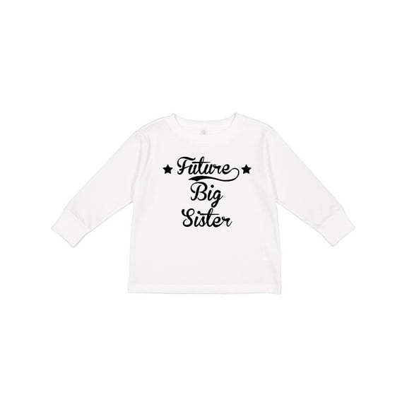 Inktastic Future Big Sister Girls Long Sleeve Toddler T-Shirt