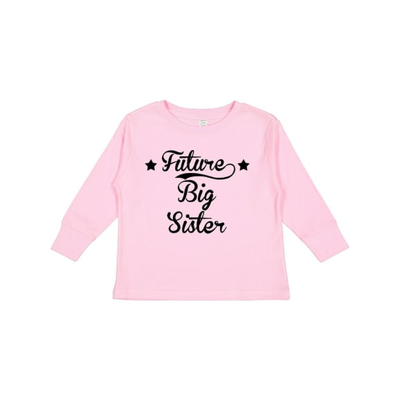 Inktastic Future Big Sister Girls Long Sleeve Toddler T-Shirt