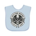 thumbnail image 1 of Inktastic Future Biker Like Dad Boys Baby Bib, 1 of 4