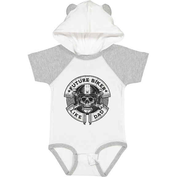 Inktastic Future Biker Like Dad Boys Baby Bodysuit