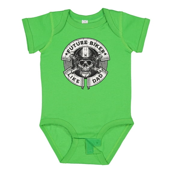 Inktastic Future Biker Like Dad Boys Baby Bodysuit