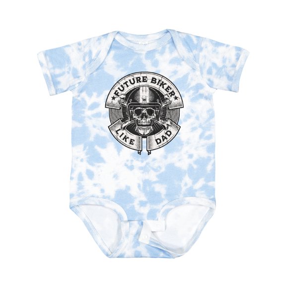 Inktastic Future Biker Like Dad Boys Baby Bodysuit