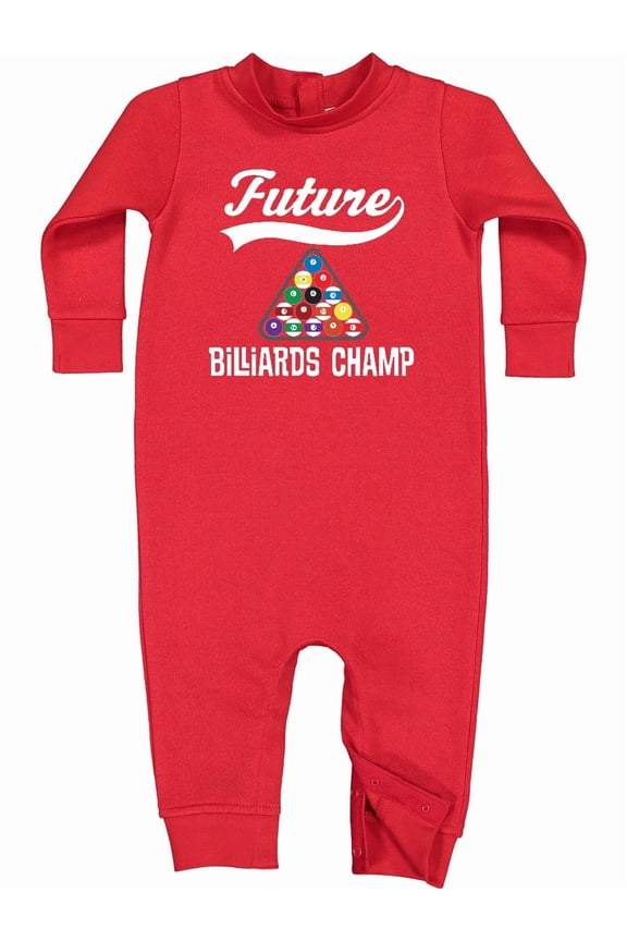 Future Billiards Champ Baby Fleece Romper