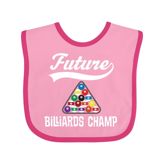 Inktastic Future Billiards Champ Boys or Girls Baby Bib