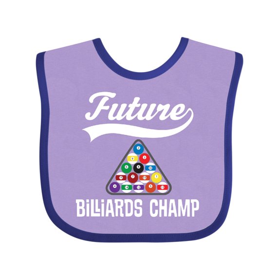 Inktastic Future Billiards Champ Boys or Girls Baby Bib