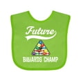 thumbnail image 1 of Inktastic Future Billiards Champ Boys or Girls Baby Bib, 1 of 4