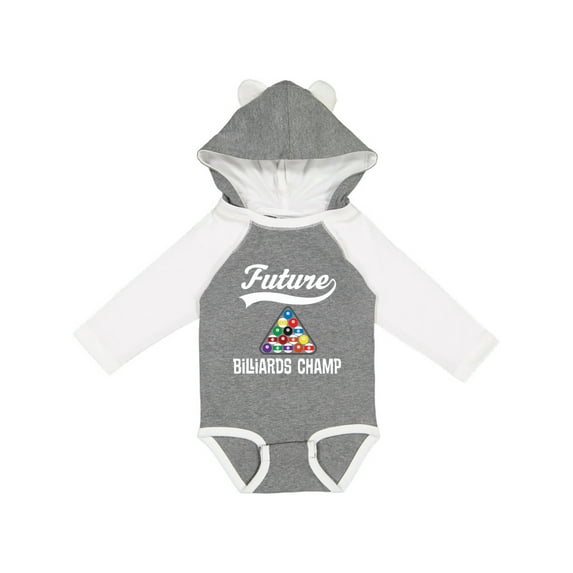 Inktastic Future Billiards Champ Boys or Girls Long Sleeve Baby Bodysuit