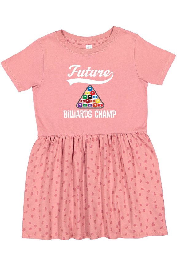 Future Billiards Champ Girls Toddler Dress
