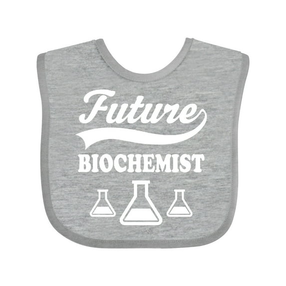 Inktastic Future Biochemist Scientist Chemist Boys or Girls Baby Bib