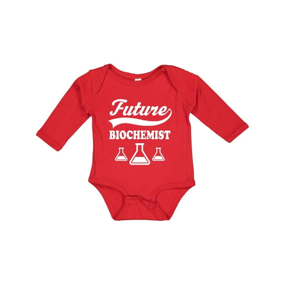 Inktastic Future Biochemist Scientist Chemist Boys or Girls Long Sleeve Baby Bodysuit