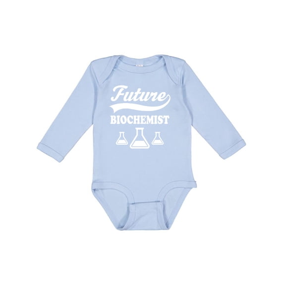 Inktastic Future Biochemist Scientist Chemist Boys or Girls Long Sleeve Baby Bodysuit