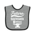 thumbnail image 1 of Inktastic Future Blacksmith Anvil Boys Baby Bib, 1 of 4