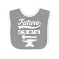 thumbnail image 1 of Inktastic Future Blacksmith Anvil Boys Baby Bib, 1 of 4