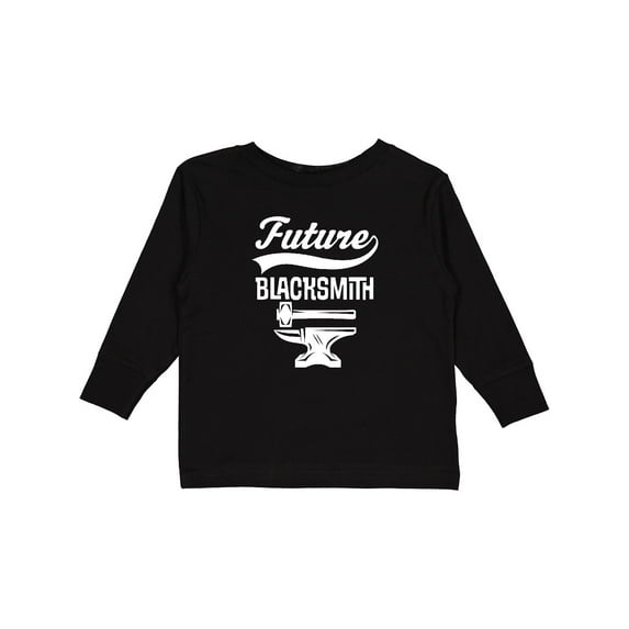 Inktastic Future Blacksmith Anvil Boys Long Sleeve Toddler T-Shirt