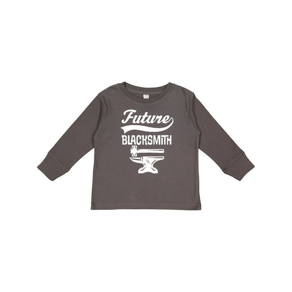 Inktastic Future Blacksmith Anvil Boys Long Sleeve Toddler T-Shirt