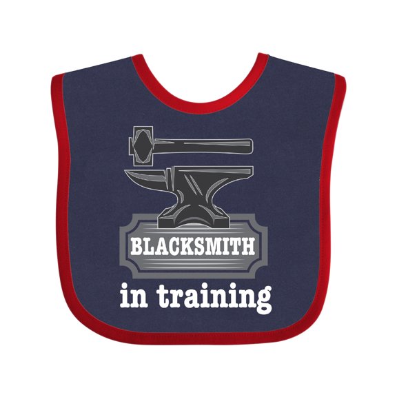 Inktastic Future Blacksmith in Training Boys or Girls Baby Bib