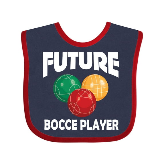 Inktastic Future Bocce Player Boys or Girls Baby Bib