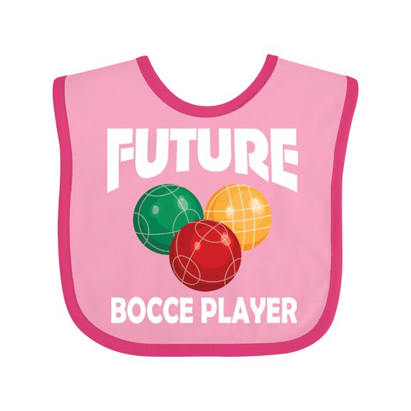 Inktastic Future Bocce Player Boys or Girls Baby Bib