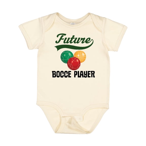 Inktastic Future Bocce Player Boys or Girls Baby Bodysuit