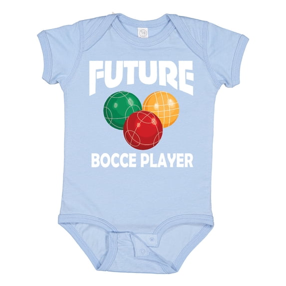 Inktastic Future Bocce Player Boys or Girls Baby Bodysuit