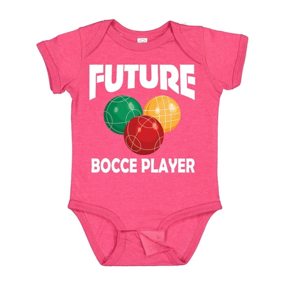 Inktastic Future Bocce Player Boys or Girls Baby Bodysuit